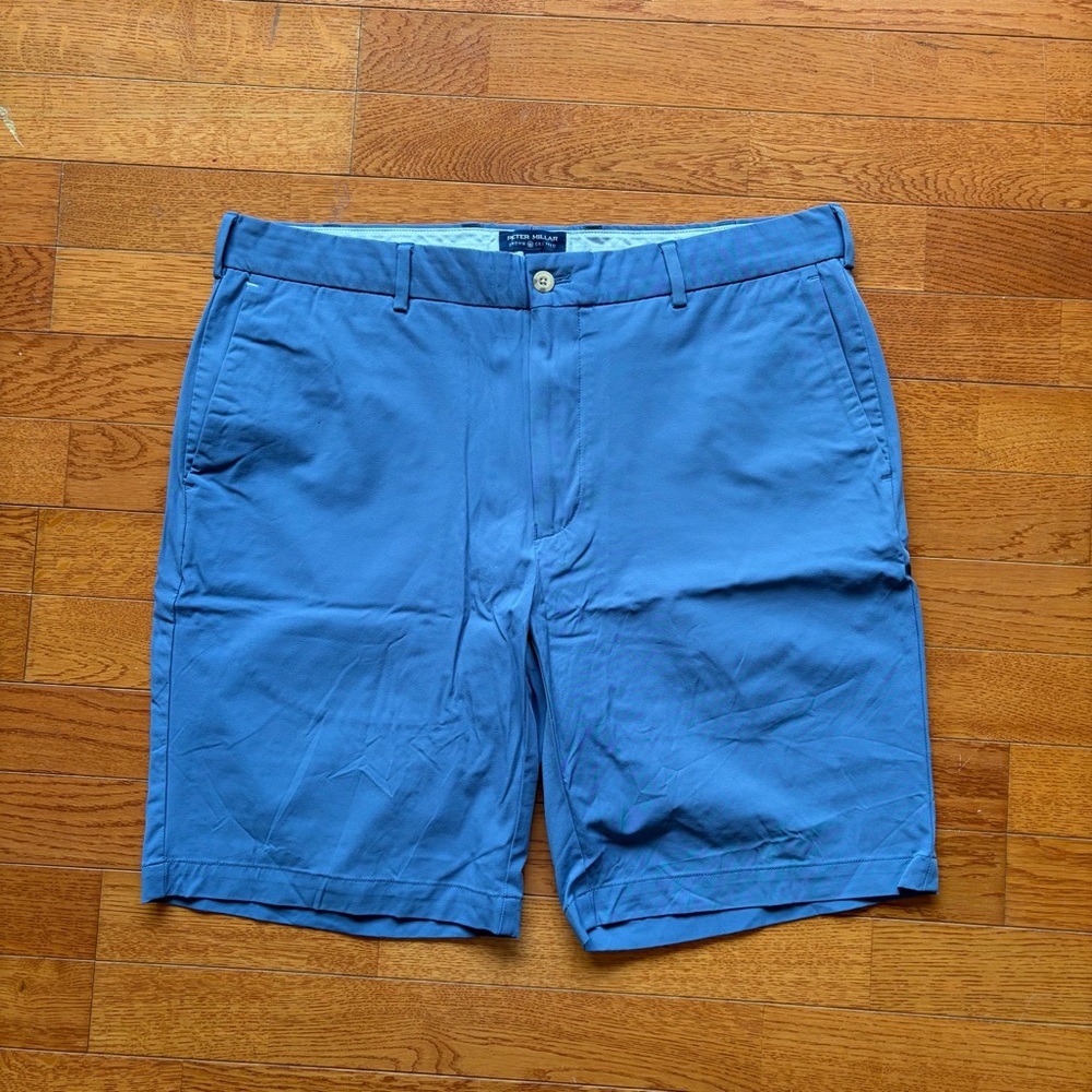 Peter Millar Crown Crafted Blue Performance Shorts